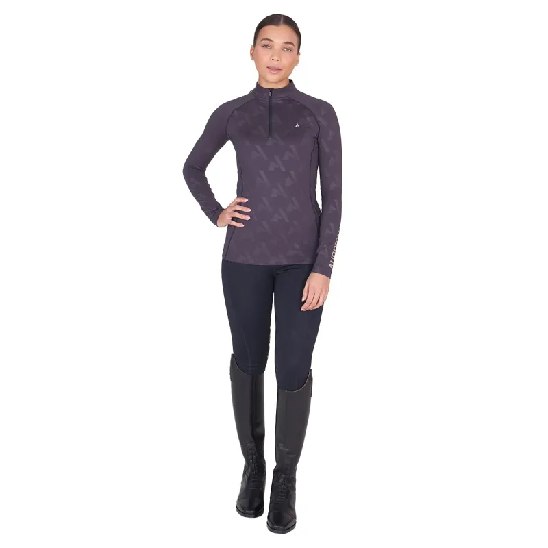 Aubrion React Women's Winter Long Sleeve Base Layer - Shadow-9