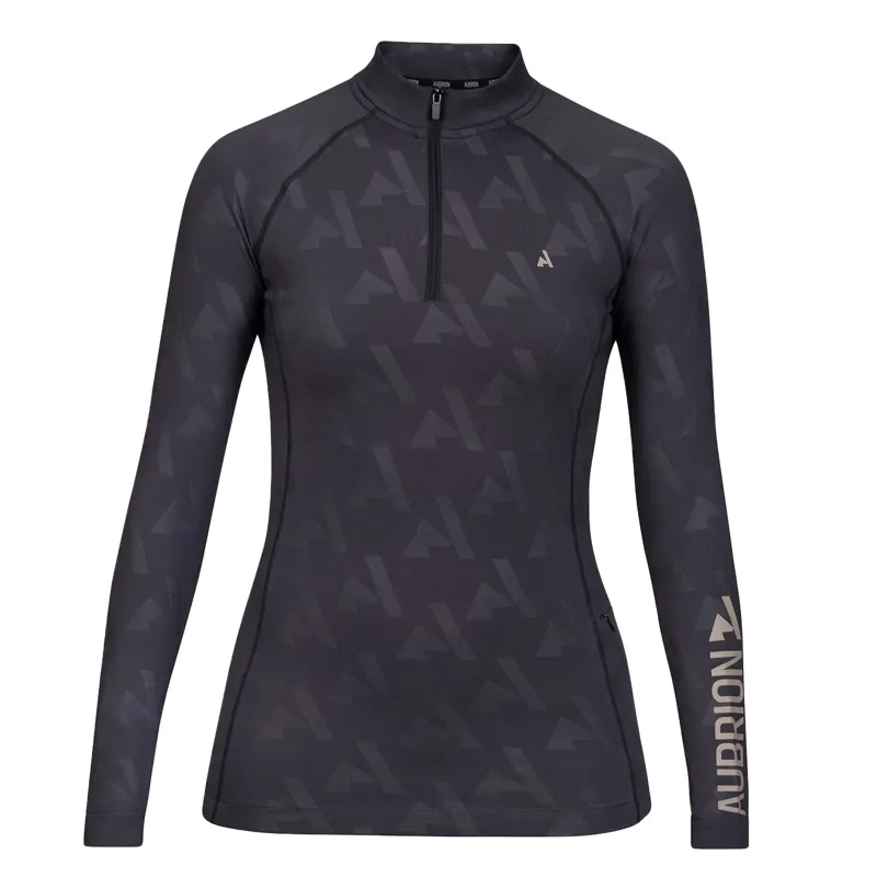 Aubrion React Women's Winter Long Sleeve Base Layer - Shadow-1
