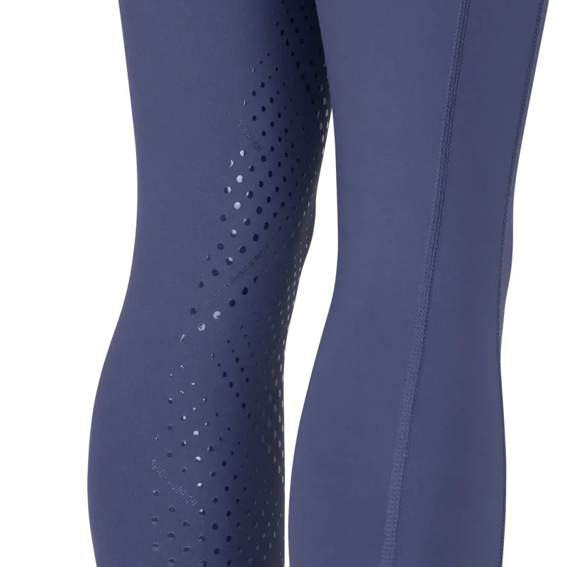 Aubrion React Young Rider Non-Stop Knee Grip Riding Tights - Midnight-3