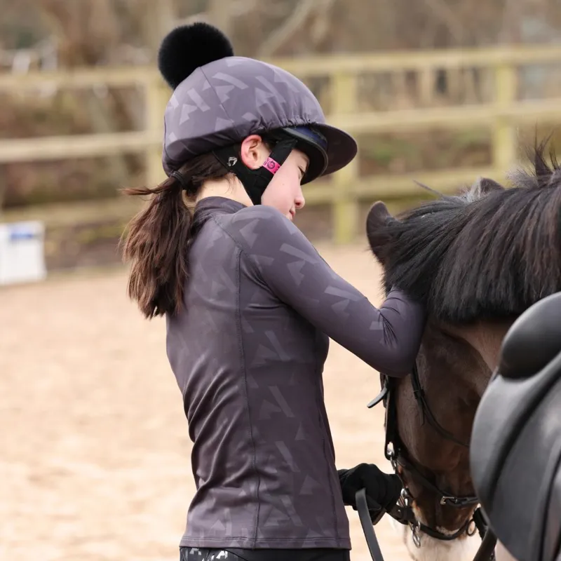 Aubrion React Young Rider Winter Base Layer-Shadow-2