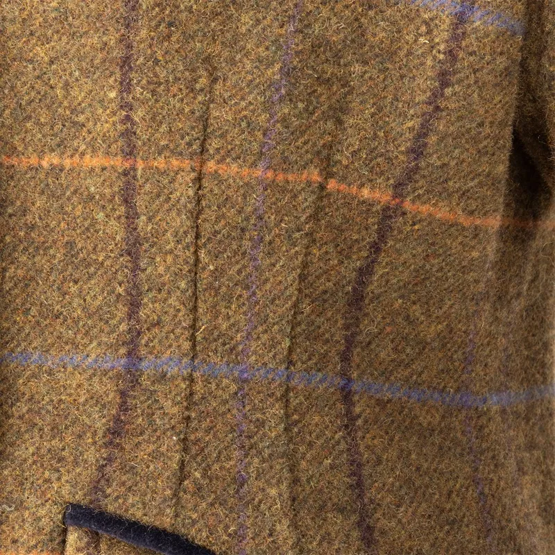 Aubrion Saratoga Junior Tweed Show Jacket - Oak Brown-2