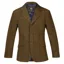 Aubrion Saratoga Men's Tweed Show Coat - Oak Brown Check