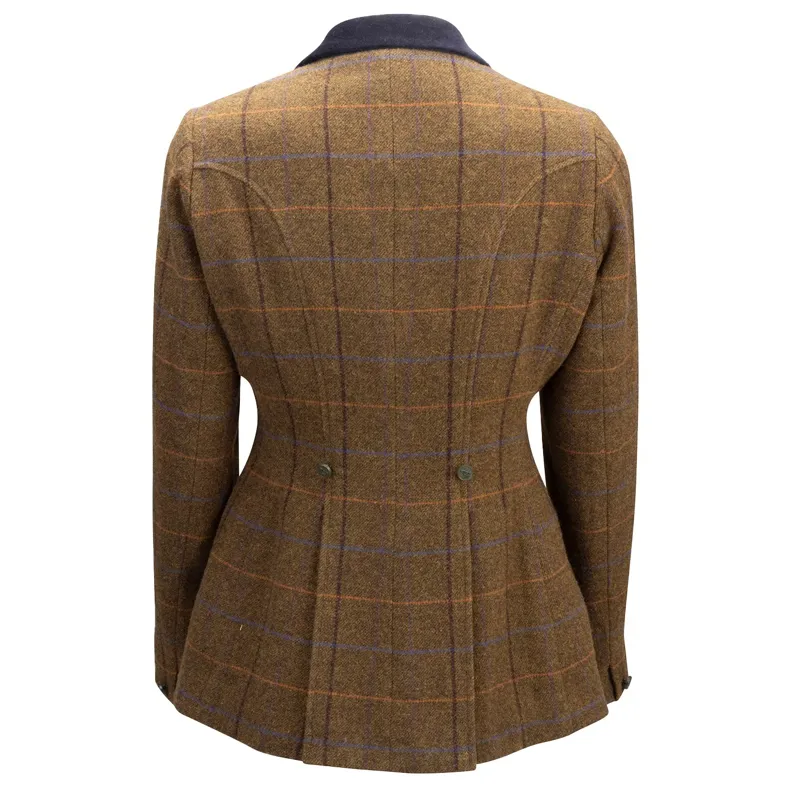 Aubrion Saratoga Women's Tweed Show Coat - Oak Brown-3