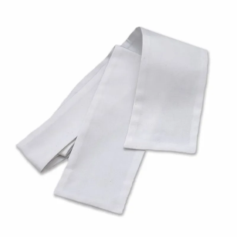 Aubrion Untied Stock Tie - White-1