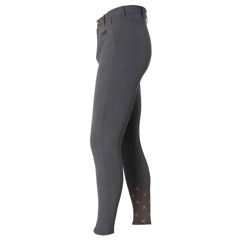 Aubrion Walton Junior Boys Knee Grip Breeches - Gray-2