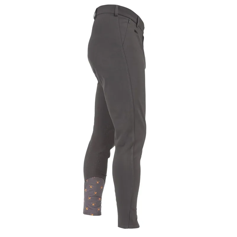 Aubrion Walton Junior Boys Knee Grip Breeches - Gray-1