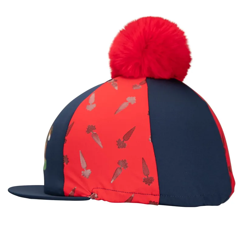 Winnie and Me Helmet Cover - Navy/Red-3