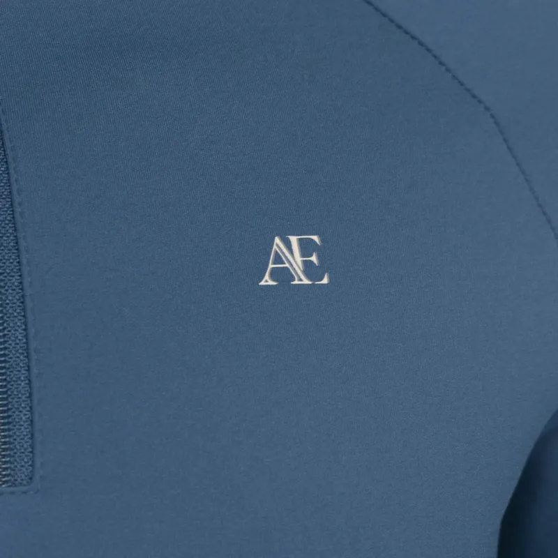 Aubrion Equestrian Young Rider Winter Base Layer - Estate Blue-6