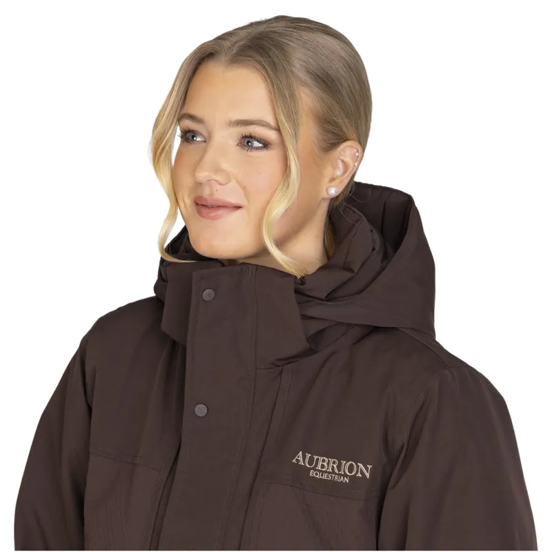Aubrion Equestrian Winter Coat in Espresso-8