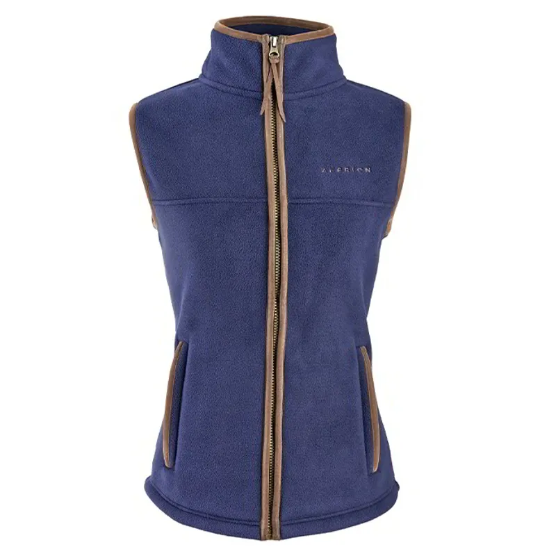 Aubrion Core Young Rider Fleece Vest - Navy