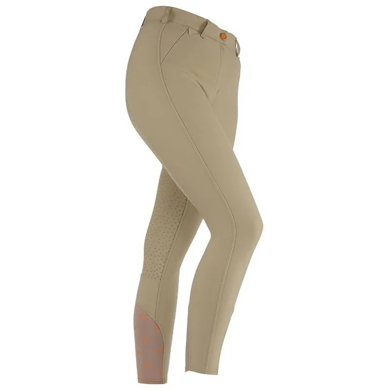 Aubrion Chapman Full Grip Womens Competition Breeches - Beige