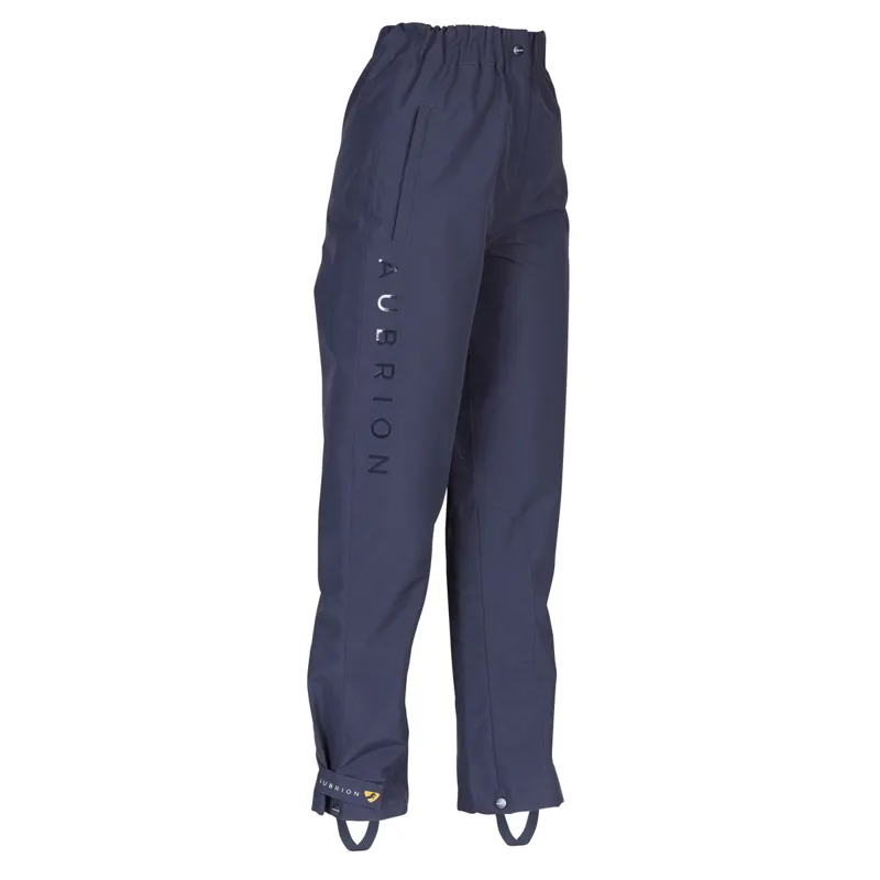 Aubrion Core Unisex Silicone Seat Waterproof Pants - Navy