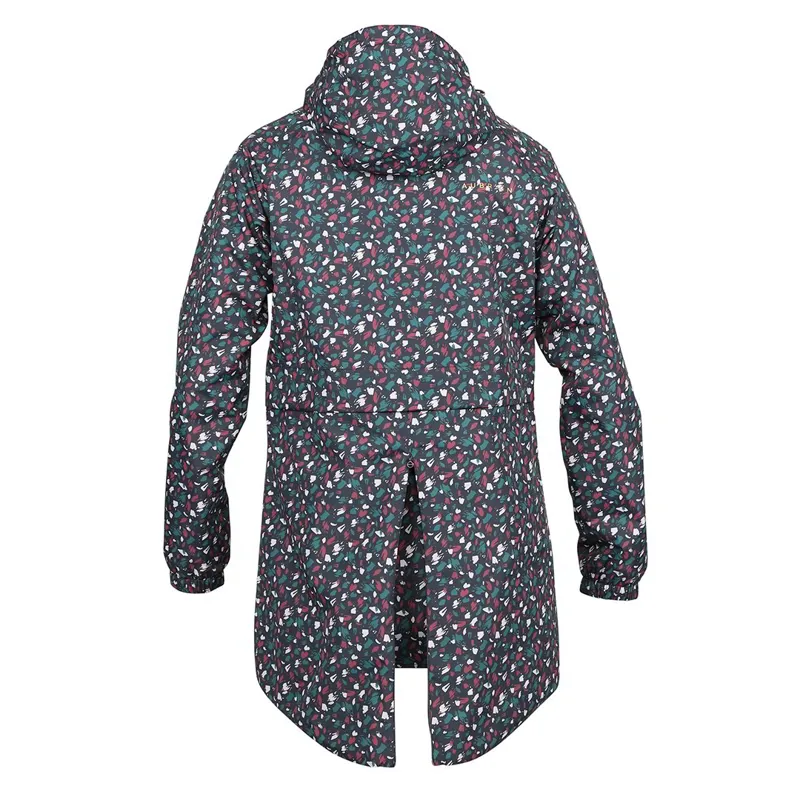 Aubrion Hackney Womens Long Waterproof Jacket - Brush Stroke-1