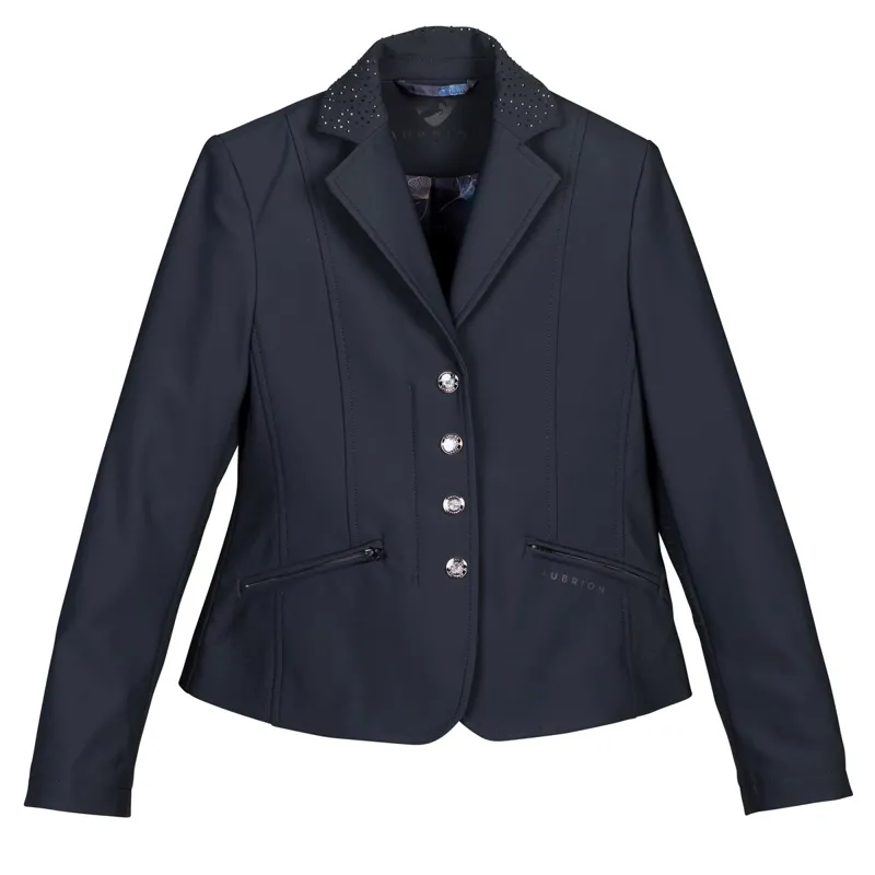Aubrion Newton Junior Girls Show Coat - Black - 26in