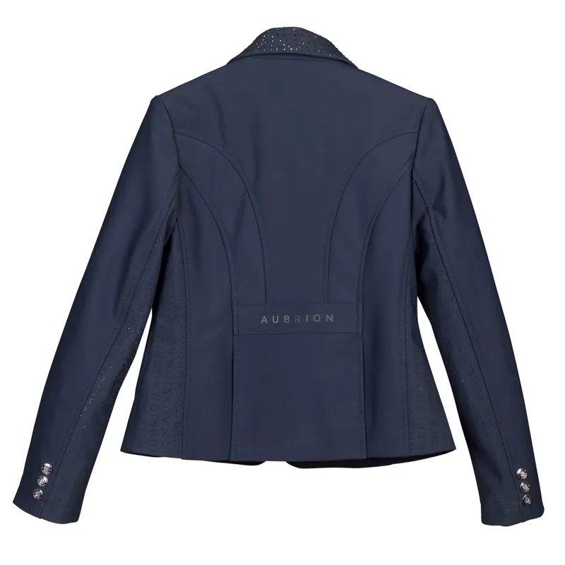 Aubrion Newton Junior Girls Show Coat - Navy-1
