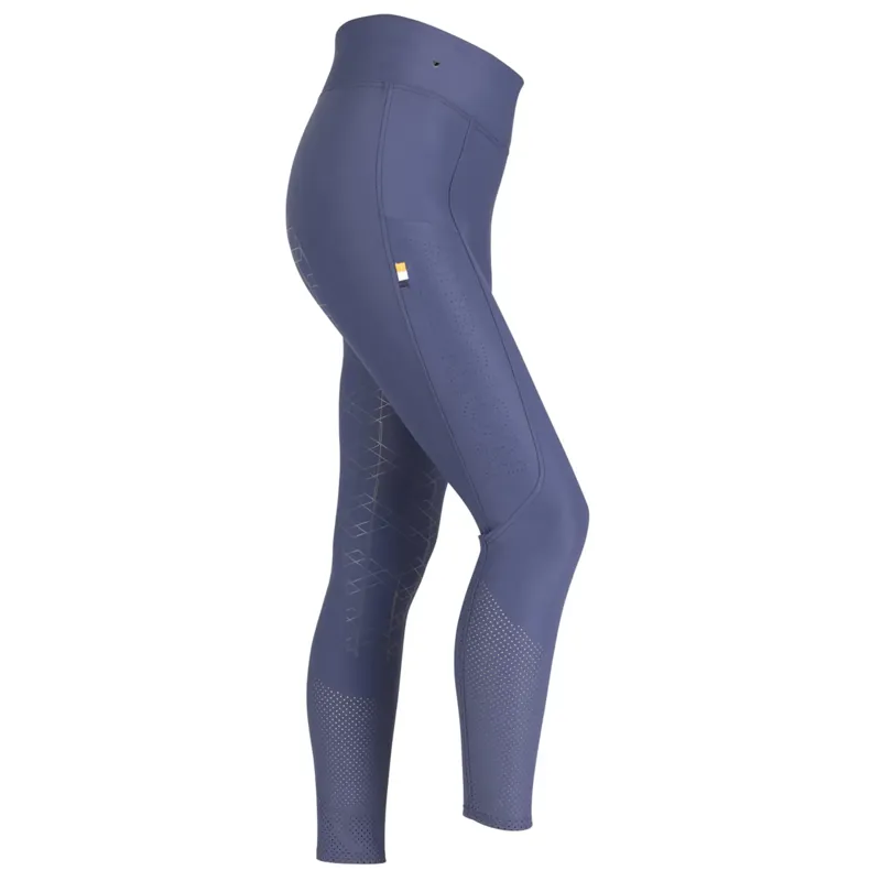 Aubrion Optima Air Full Grip Women's Riding Tights - Navy