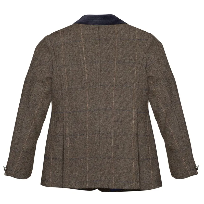 Aubrion Saratoga Youth Tweed Show Jacket - Green Check-1
