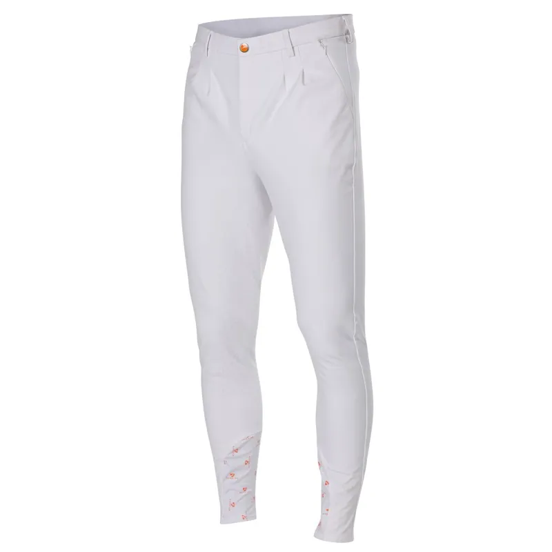 Aubrion Walton Knee Grip Men's Competition Breeches - White