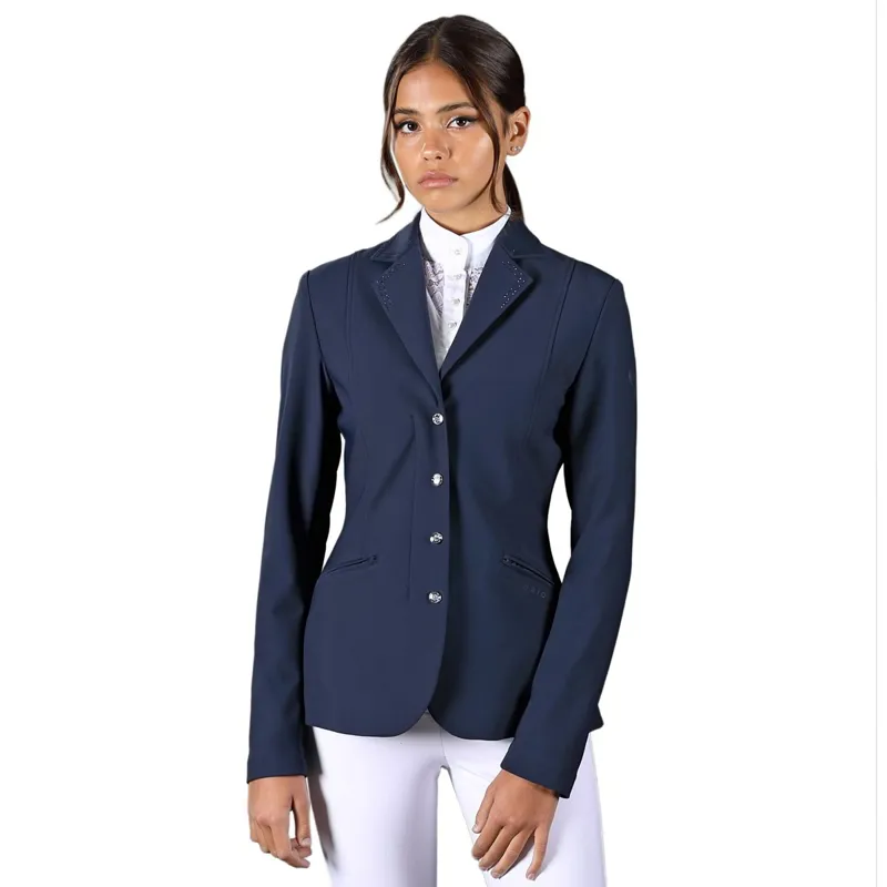 Aubrion Wellington Ladies Show Coat - Navy-2