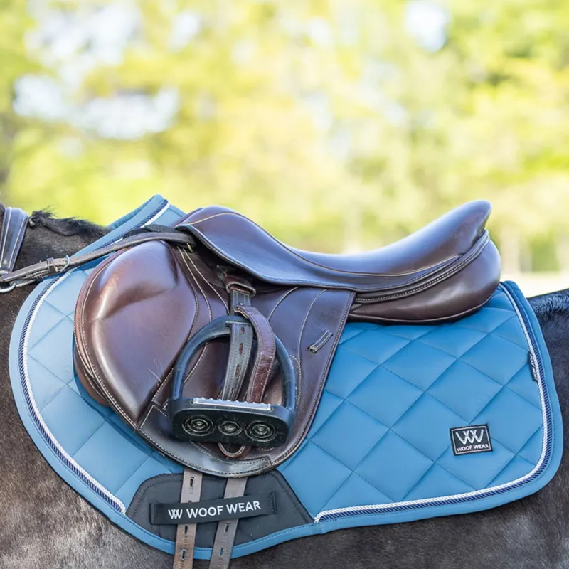 Woof Wear Vision Aura Close Contact Saddle Pad - Petrol Blue-6