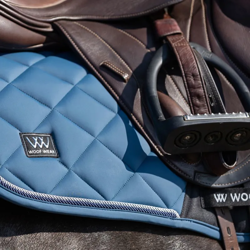 Woof Wear Vision Aura Close Contact Saddle Pad - Petrol Blue-5