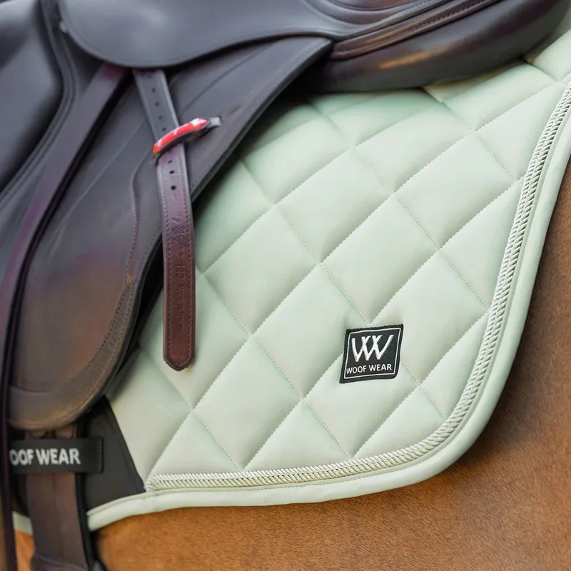 Woof Wear Vision Aura Close Contact Saddle Pad - Sage Green-1
