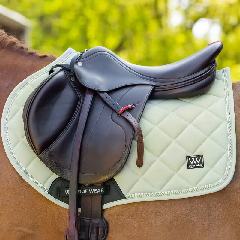Woof Wear Vision Aura Close Contact Saddle Pad - Sage Green-2