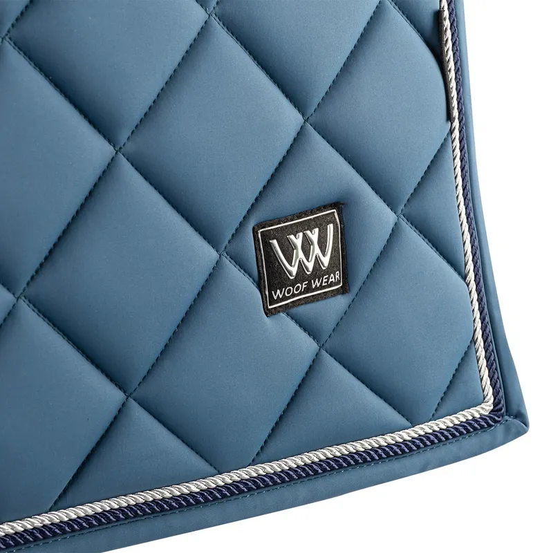 Woof Wear Vision Aura Dressage Saddle Pad - Petrol Blue-1