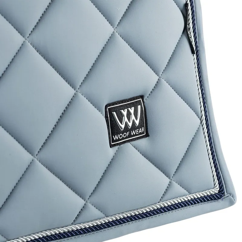 Woof Wear Vision Aura Dressage Saddle Pad - Steel Blue-3
