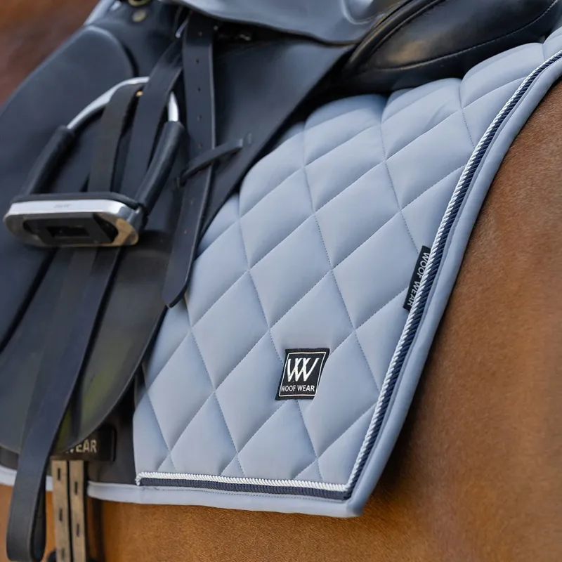 Woof Wear Vision Aura Dressage Saddle Pad - Steel Blue-1