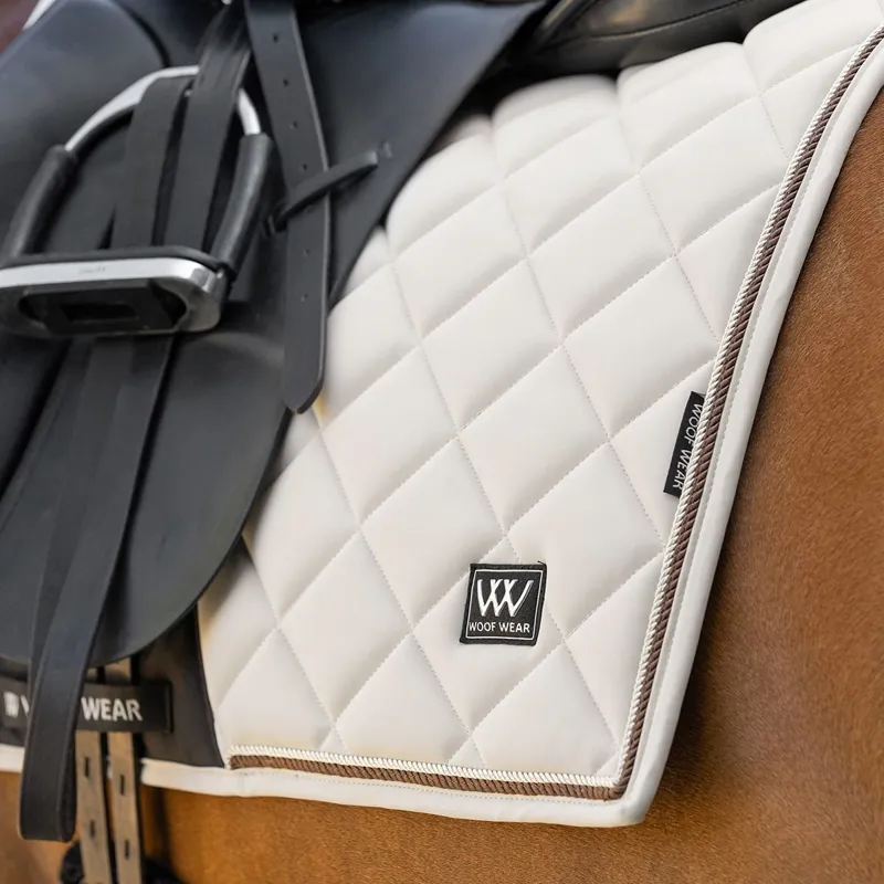 Woof Wear Vision Aura Dressage Saddle Pad - Stone-1