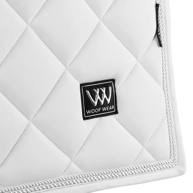 Woof Wear Vision Aura Dressage Saddle Pad - White-1