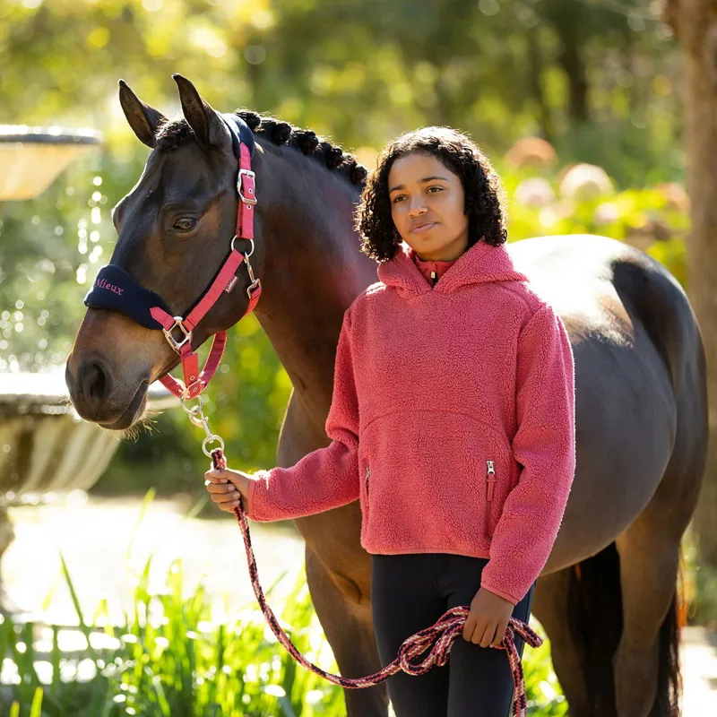 LeMieux Young Rider Avalon Junior Hoodie - Cranberry-4