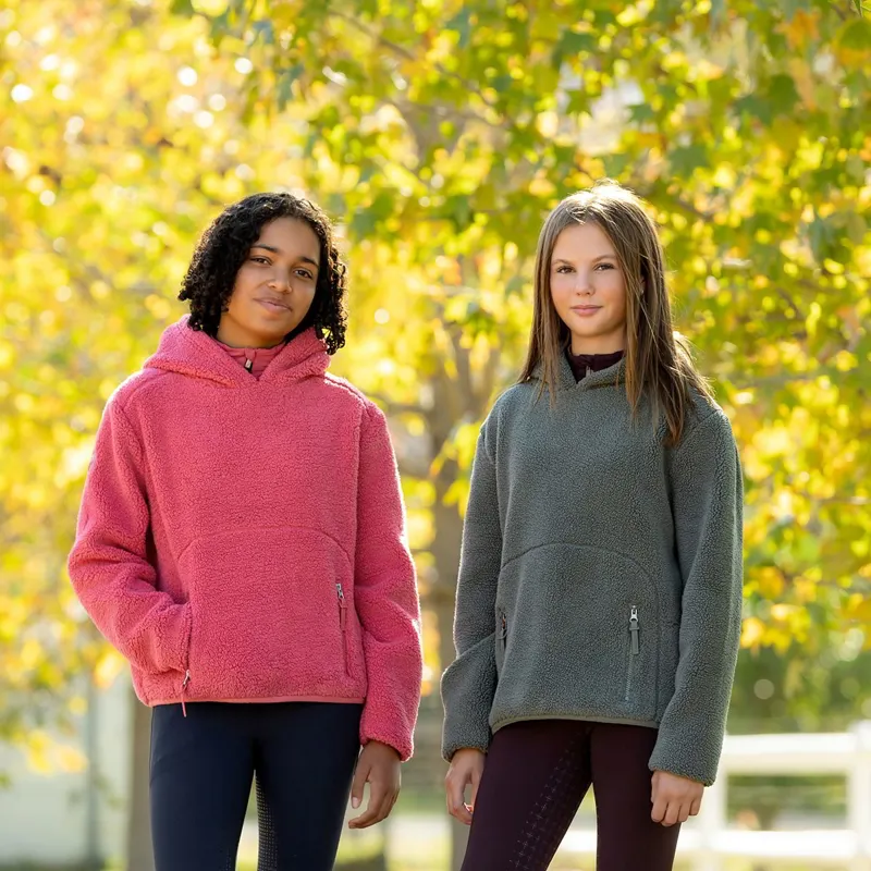 LeMieux Young Rider Avalon Junior Hoodie - Cranberry-2