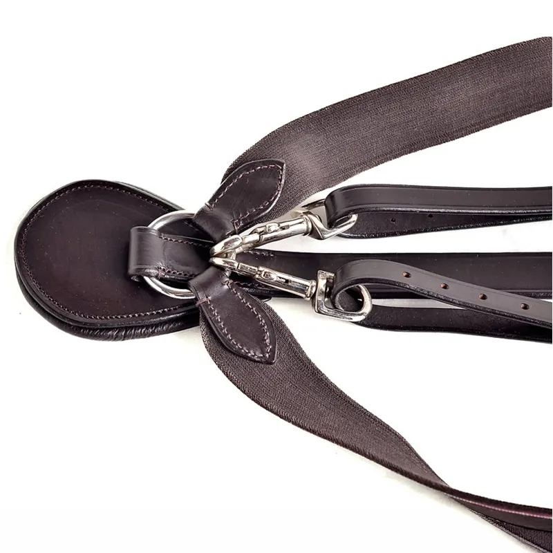 Dever Ascot V Check Breastplate - Brown-2