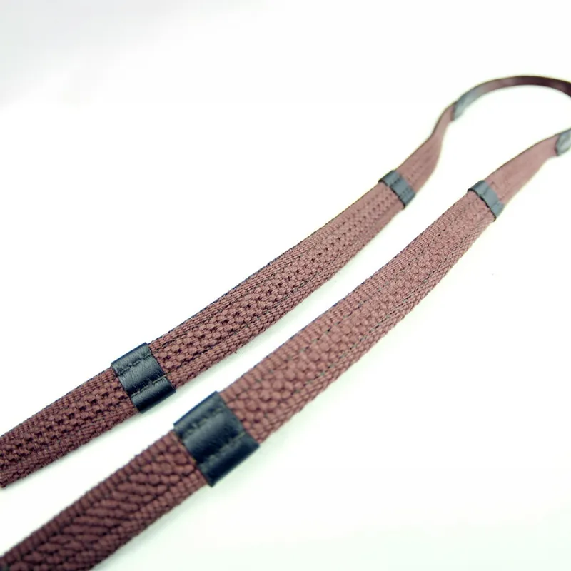 Dever Ascot Web Continental Reins - Brown