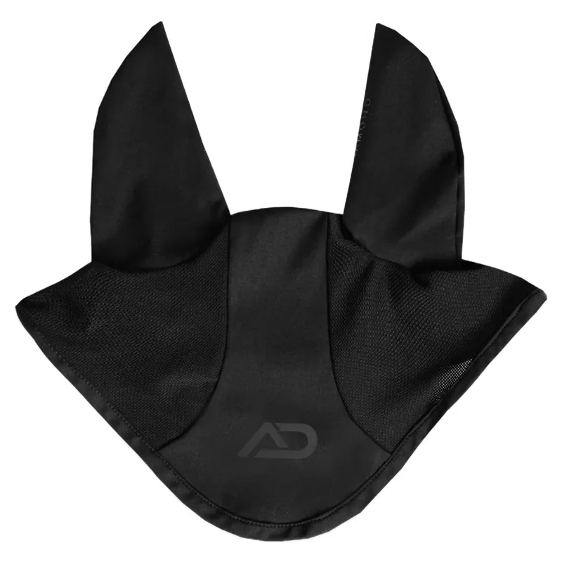 Aztec Diamond Young Rider Panel Fly Bonnet - Black
