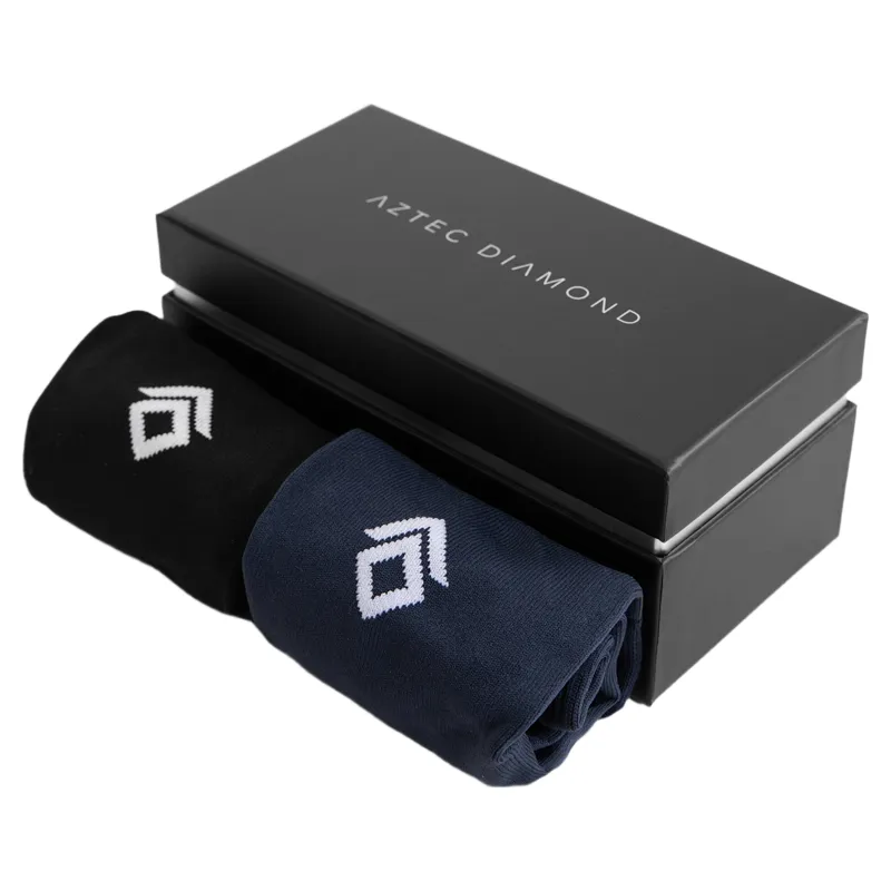 Aztec Diamond 3 Pack Sock Gift Box - Black/Black/Navy Pre-Order-1