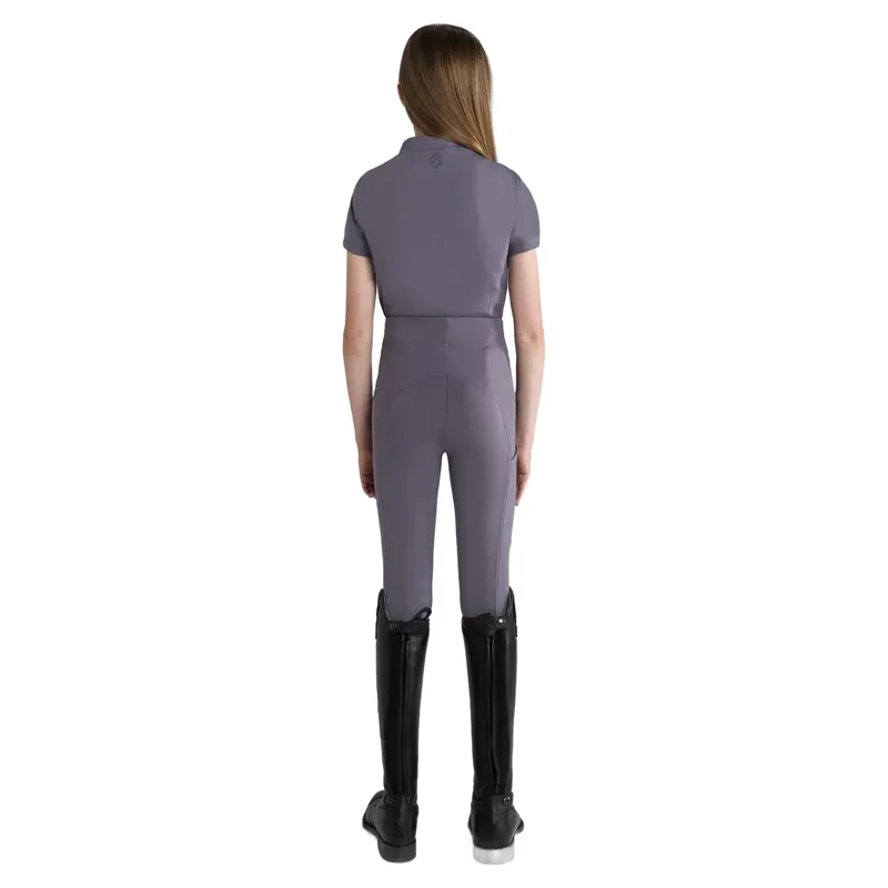Aztec Diamond Young Rider Short Sleeve Junior Base Layer - Amethyst-2