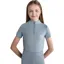 Aztec Diamond Young Rider Short Sleeve Junior Base Layer - Ash Blue