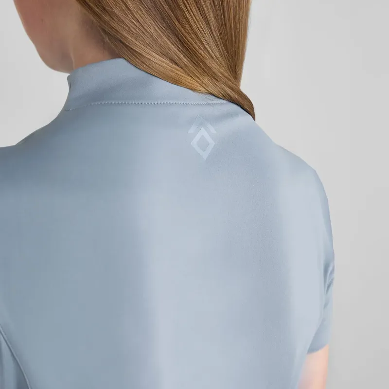 Aztec Diamond Young Rider Short Sleeve Junior Base Layer - Ash Blue-5