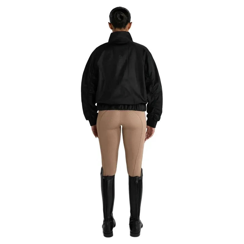 Aztec Diamond Bomber Jacket - Black-4