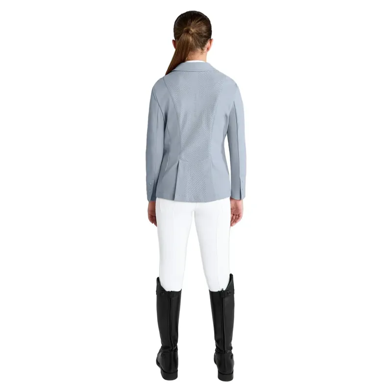 Aztec Diamond Young Rider Show Jacket - Ash Blue-5
