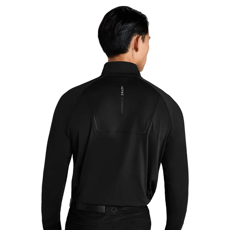 Aztec Diamond Core Junior Boys 1/4 Zip Base Layer - Black-6