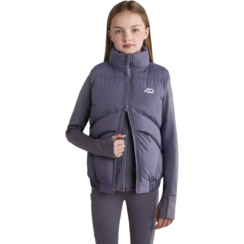 Aztec Diamond Young Rider Mid Layer Junior Vest - Amethyst-6