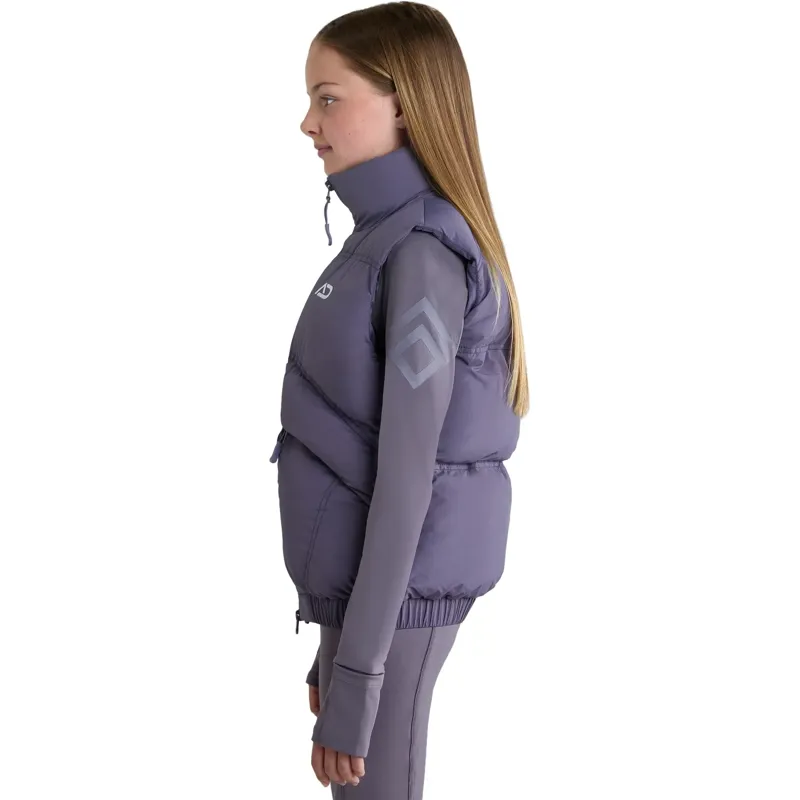 Aztec Diamond Young Rider Mid Layer Junior Vest - Amethyst-7