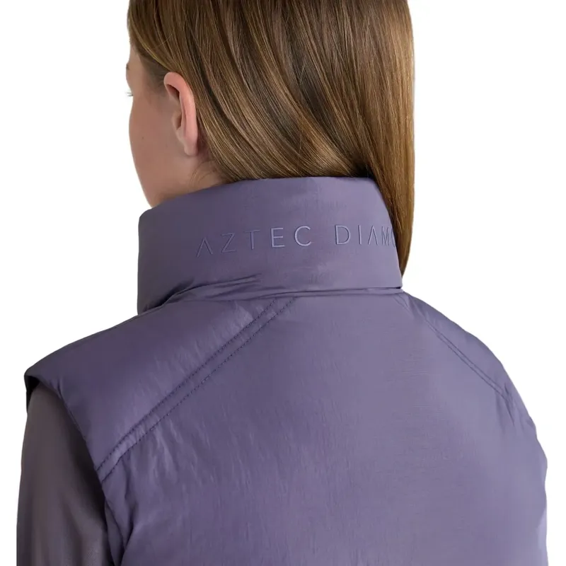 Aztec Diamond Young Rider Mid Layer Junior Vest - Amethyst-8