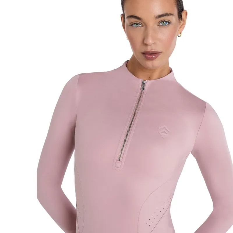 Aztec Diamond Core Long Sleeve Women's Base Layer - Pink-4