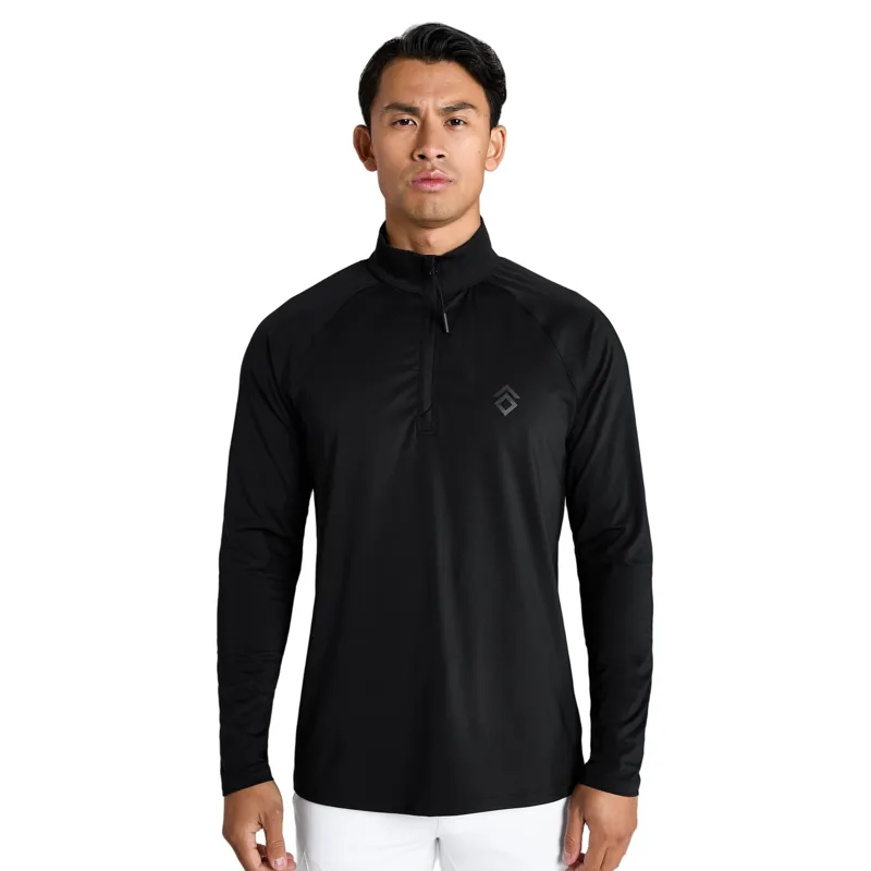 Aztec Diamond Core Men's 1/4 Zip Base Layer - Black