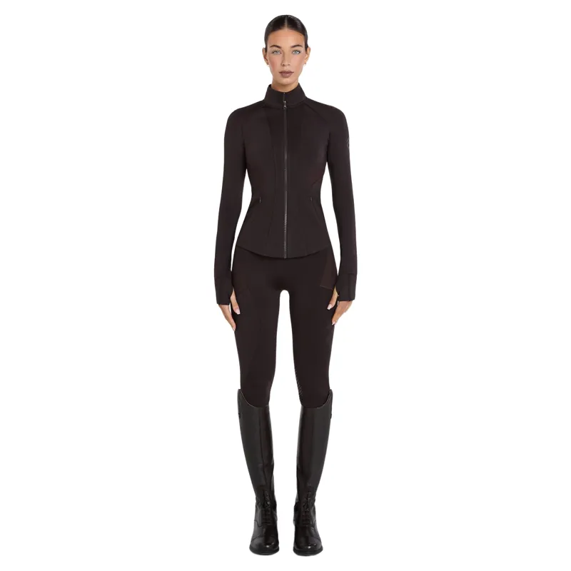 Aztec Diamond Fitted Women's Jacket - Espresso Pre-Order-2